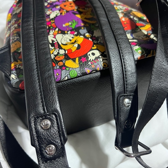 Loungefly Disney Halloween  Mickey and friends  Colorful Character Backpack - Picture 7 of 7